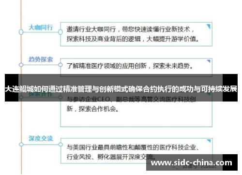 大连鲲城如何通过精准管理与创新模式确保合约执行的成功与可持续发展